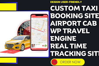 design taxi booking website taxi website airport cab car rental website