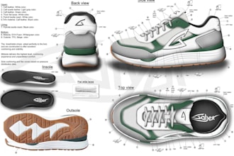 design, shoe tech pack, sneaker footwear design leather shoes high heels