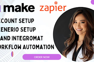 make com automation make com scenerio make com integromat