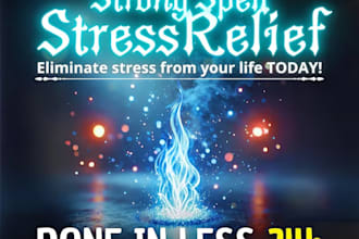 cast powerful stress relief spell stress healing spell, same day casting, mental