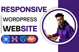 design or redesign wordpress on hostinger, bluehost, namecheap, strato, godaddy