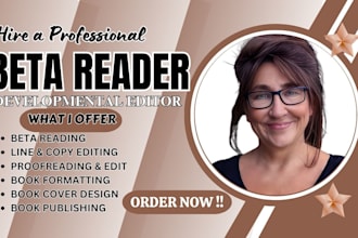 beta read memoir romance fantasy poem poetry sci fiction developmental editor