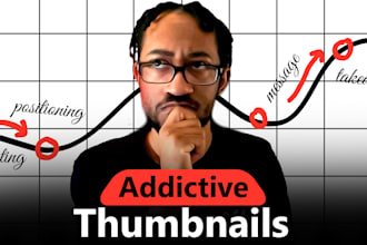 design a professional viral thumbnail for your youtube video