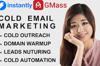 do instanty ai cold outreach smartlead domain warmup gmass cold email marketing