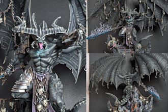 paint your 8k tabletop miniatures for warhammer 40k 30k sigmar dnd space marines