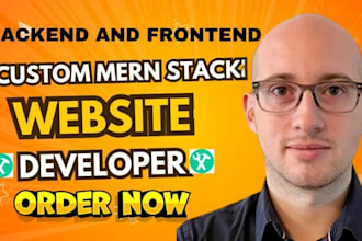 develop a custom mern stack website as a mern stack developer using reactjs