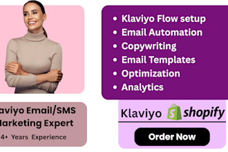 setup email marketing flows campaign in klaviyo for your shopify cosmetic store