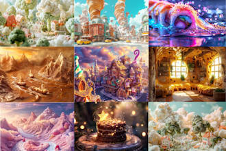 craft unique ai generated food imagery with artistic flair