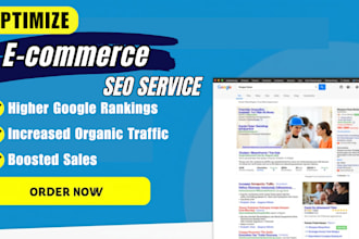 optimize ecommerce website onpage technical seo service wordpress shopify wix