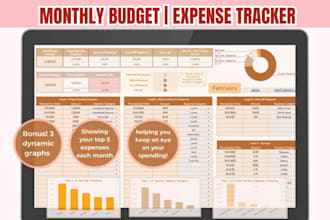 create budget spreadsheet, monthly, annual, expenses, excel, business planner