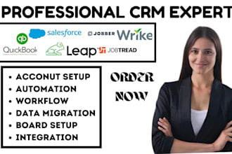 setup quickbooks salesforce wrike crm sumoquote leap jobber jobtread integration