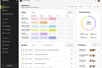 develop web application custom crm web portals ocr web programmer erp pos