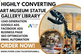 generate art zoo theatre painting artwork gallery library statue museum leads