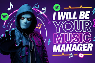 music manager, artist manager, distributor, marketer to promote music career
