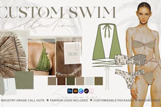 design you a beautiful swimwear collection