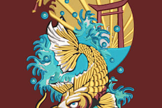 do embroidery digitizing convert to dst jef pes exp in 1 hour