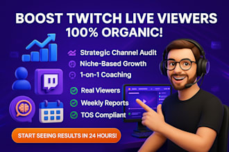 do twitch channel promotion to boost your twitch live viewers