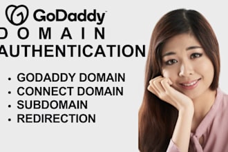 connect godaddy domain verify domain dns email hosting authenticate domain email