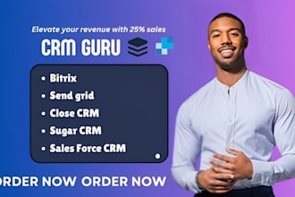 set up bitrix24 crm, sugar crm, zoho one, zoho books suite for your business