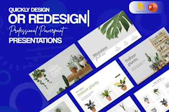quickly design or redesign professional powerpoint presentations