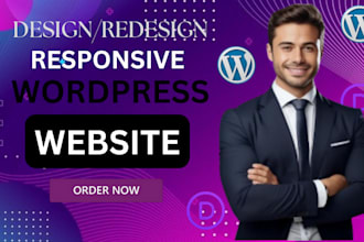 design redesign responsive word press website with divi elementor pro crocoblock