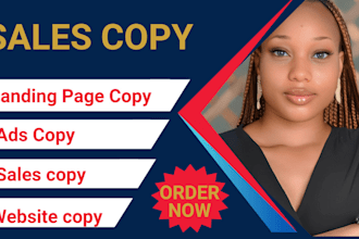 landing page copywriting, ad copywriting sales copy,website copy