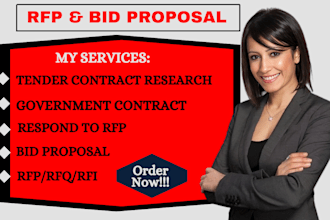 find rfp, write bid proposal, winning government contract, rfq, respond to