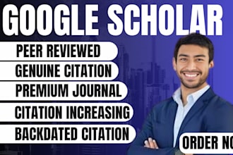 increase your google scholar citation in a top ranked indexed journal