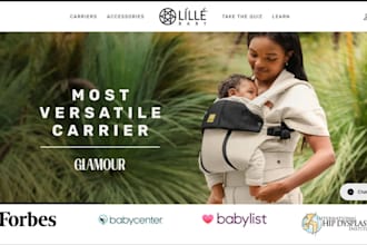 design baby carrier shopify baby swing store baby wrap baby product website