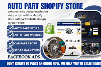 design autopart ymm filter shopify store autopart website design, car part store