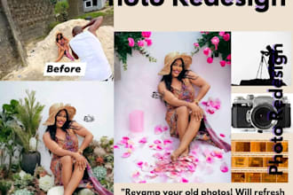 edit and redesign photo and make you look attractive without going to studio