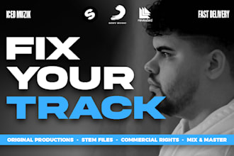 fix your song and give producer feedback, review for edm, house, pop music
