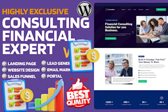 design consulting coaching website advisory business financial service website