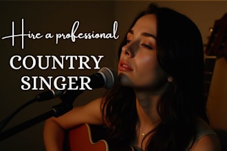 be your female country vocalist, pop, radio jingle and lyrics custom writer
