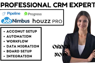 setup houzz pro procore pipeline crm project management jobnimbus jobprogress