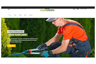 design gardening tool shopify store gardening farming website agriculture store