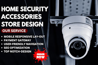 design home security shopify store cctv camera store drone website camera store