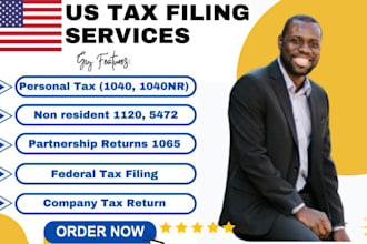 cpa file US tax returns, amended tax, form 1040, 1120, 1065, 5472