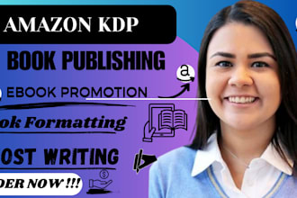 amazon KDP book publishing children book typeset ghostwrite ebook formatting