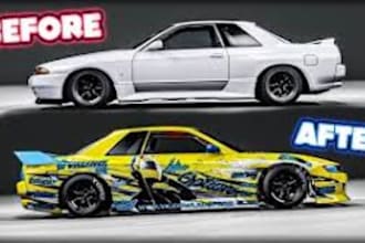 make whole custom car for assetto corsa x 3d model, livery, physics, addons x