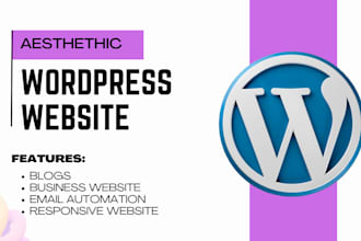 create wordpress business website, consultant agency, marketing and blog website