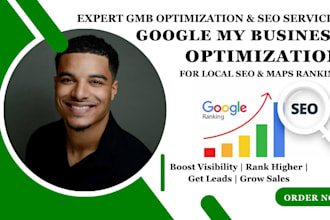 optimize google my business profile for local SEO gmb maps ranking gbp citation
