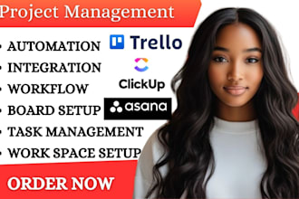 monday setup project management monday automation setup clickup asana make com