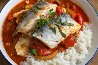 teach you how to prepare white rice with fish stew