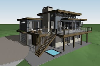 draft architectural and structural drawings in revit