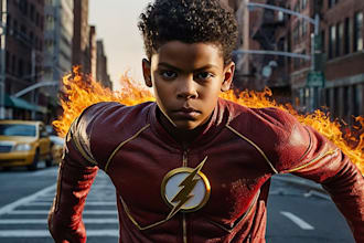 create the most realistic super hero with any headshot photo you provide