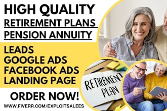 generate pension leads annuity retirement  planning financial planning leads