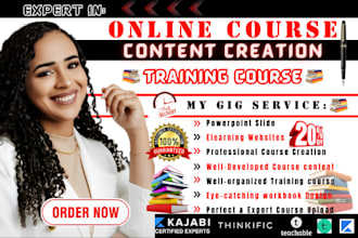 create ebook online course content training course curriculum course creation