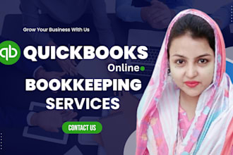 be bookkeeper, do accounting and bookkeeping in quickbooks online