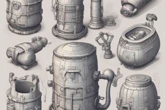 create 2d patent drawings for product registration